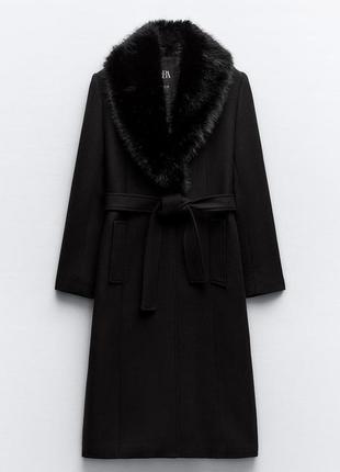Zara пальто шерсть виробник  марокко  неймовірно гарне
