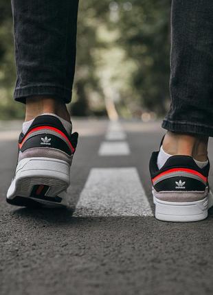 Adidas adidas drop step “black\grey\orange” мужские кроссовки адидас черные 40-444 фото