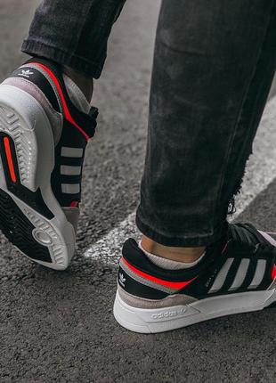 Adidas adidas drop step “black\grey\orange” мужские кроссовки адидас черные 40-448 фото