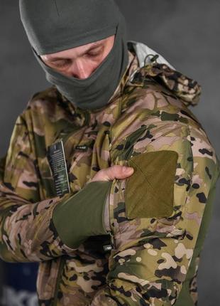 Весенняя тактическая куртка carrier multicam, водонепроницаемая военная куртка с капюшоном на флисе6 фото