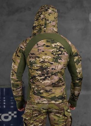 Весенняя тактическая куртка carrier multicam, водонепроницаемая военная куртка с капюшоном на флисе2 фото
