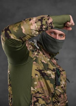 Весенняя тактическая куртка carrier multicam, водонепроницаемая военная куртка с капюшоном на флисе4 фото