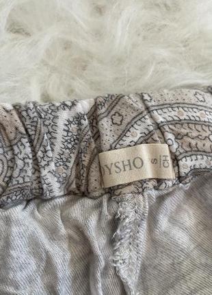 Домашні штани в принт огірки oysho розмір s сірі4 фото