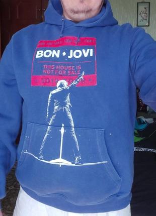 Толстовка рок гурту bon jovi.бон джові,метал,вінтаж