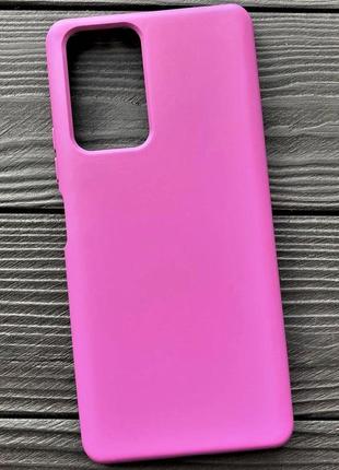 Силіконовий чохол soft silicone case full для xiaomi redmi note 10 pro фіолетовий (бампер)