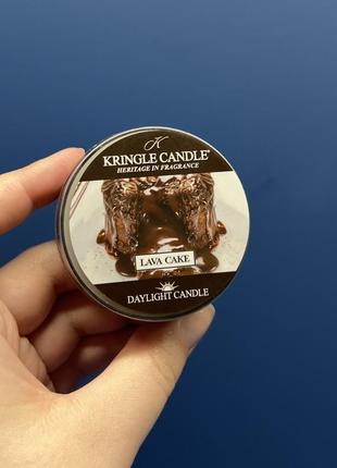 Арома свічка kringle candle lava cake шоколадна кавова woodwick rituals jo malone1 фото