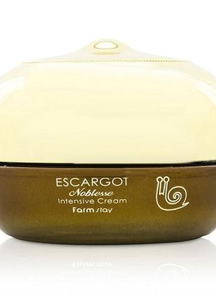 Farmstay escargot noblesse intensive cream крем против морщин с экстрактом королевской улитки2 фото