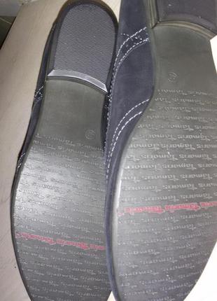 Tamaris- нові шкіряні демісезонні туфлі 40 розмір10 фото