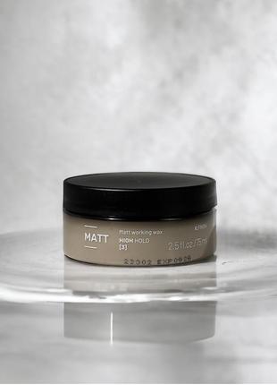 Віск для укладання волосся з матовим ефектом lakme k.finish matt matt working wax 75 мл