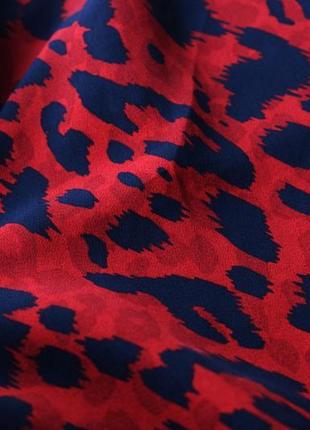Актуальна блуза червона леопардовий принт від primark3 фото