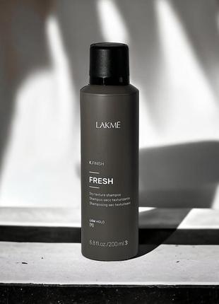 Cухий шампунь lakme k.finish fresh dry texture shampoo 200 мл