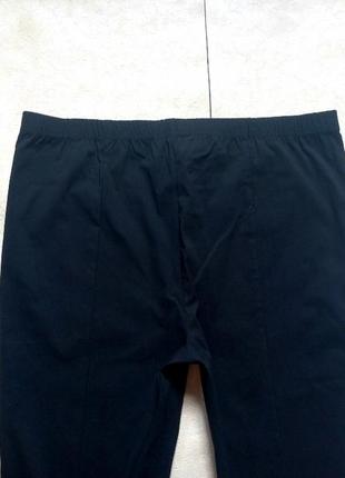 Брендовые утягивающие черные штаны леггинсы скинни с высокой талией oliver jung, 20 размер.3 фото