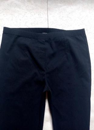 Брендовые утягивающие черные штаны леггинсы скинни с высокой талией oliver jung, 20 размер.2 фото
