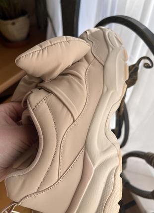 Zara кеды кроссовки с бантиком размер 39 бант пудра мягкие 25 см3 фото