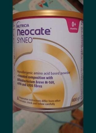 Суміш дитяча neocate syneo 0+. гіпоалергенна 0-6місяців. 400g.1 фото