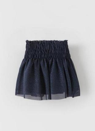 Спідниця юбка на резинці з блискітками zara