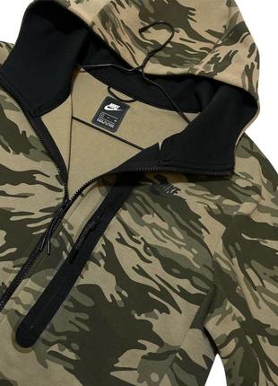 Кофта на зіпе nike camo tech fleece full zipper hoodie3 фото