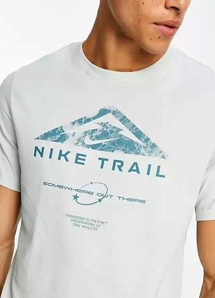 Nike mens trail outdoor running dri-fit t-shirt training dz2727-034 футболка чоловіча оригінал s