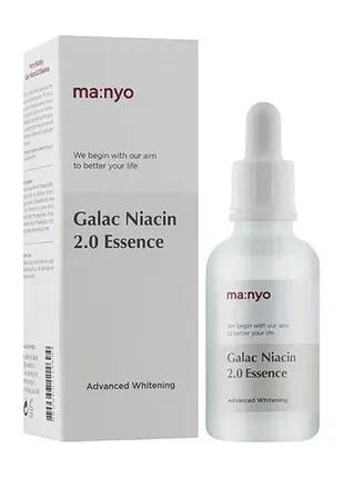 Эссенция усиленная с галактомисисом и ниацинамидом manyo galac niacin 2.0 essence 30 мл