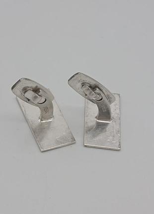 Вінтажні срібні запонки meka from denmark sterling silver 9254 фото