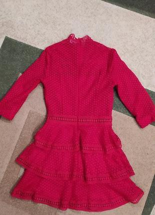 Красное платье сукня плаття сарафан червоне хс, ххс размер 32,348 фото