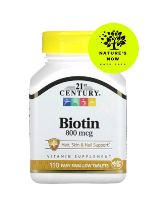21 century биотин - 800 мкг / 110 таблеток1 фото