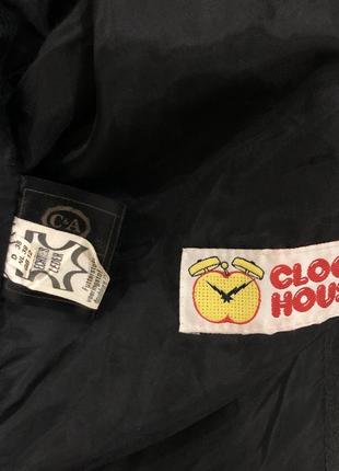 Крута шкіряна чорна куртка косуха від clock house ⏰9 фото