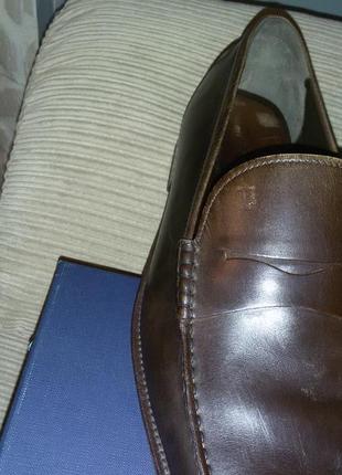 Шкіряні туфлі відомого італійського бренду tod"s ,розмір 45,5 -46,5 розмір (30,5 см)3 фото