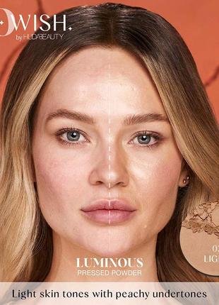 Сияющая пудра для лица "luminous glowish" от huda beauty