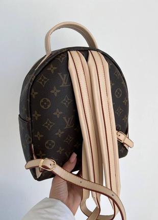 Рюкзак lv backpack brown beige3 фото