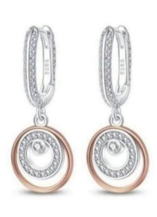 Сережки срібло silver_pandora original