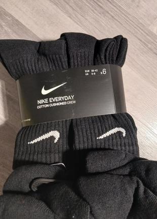 Набір чоловічих шкарпеток, розмір 38-42, бренду nike, оригінал, нові.6 фото