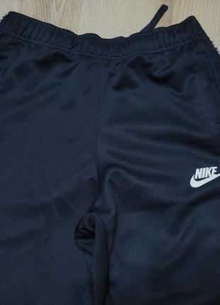 Плотные спортивные штаны nike, спортивки треники nike с лампасами на 11-13 лет8 фото