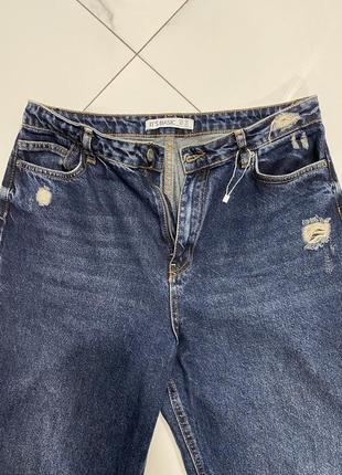 Стильні джинси з високою талією прямі стильні зручні тягнуться нові3 фото