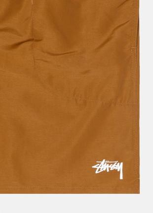 Шорти stussy water shorts stock coyote з нових колекцій5 фото