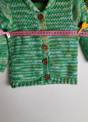 В'язана кофта светр на 12 - 18 місяців6 фото