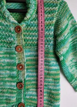 В'язана кофта светр на 12 - 18 місяців4 фото