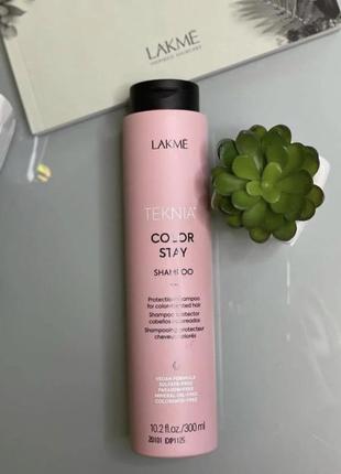 Шампунь для збереження кольору фарбованого волосся lakme teknia deep care drops