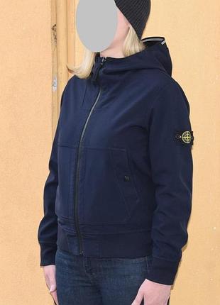 Оригінальна куртка софтшел stone island soft shell jacket1 фото