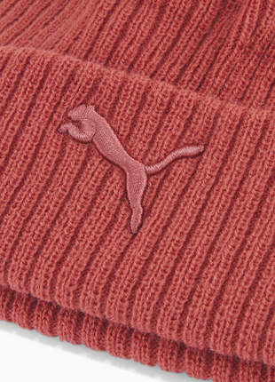 Зимняя шапка puma ribbed cuff beanie olive новая оригинал из сша2 фото