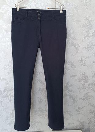 Р 14-16 / 48-50-52 стильные базовые синие джинсы штаны брюки стрейчевые 98% хлопок m&co2 фото