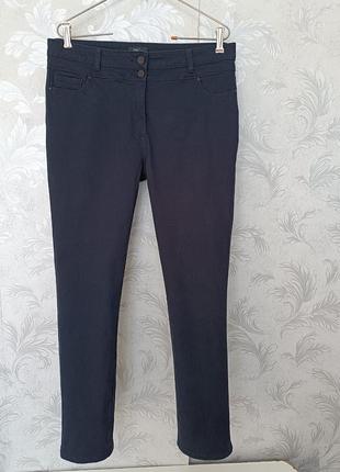 Р 14-16 / 48-50-52 стильные базовые синие джинсы штаны брюки стрейчевые 98% хлопок m&co3 фото