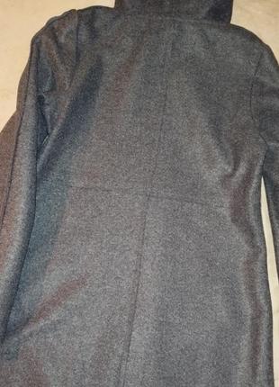 Жіночий кашеміровий кардиган (пальто без підкладки) з капюшоном7 фото