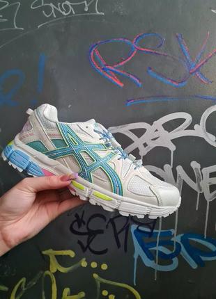 Жіночі кросівки asics gel kahana 8 light beige blue7 фото