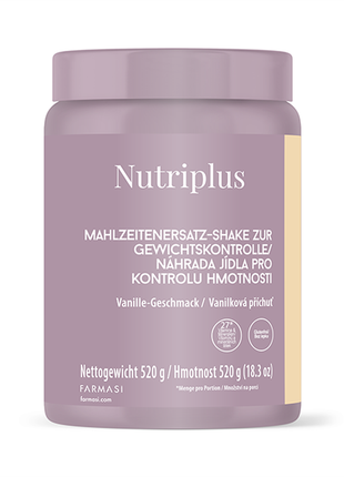 Коктейль для контролю nutriplus зі смаком ванілі 520г