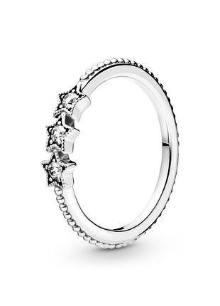 Срібна каблучка перстень кільце колечко кольцо срібло пандора pandora silver s925 ale з біркою і пломбою 925 проба сяючі зорі