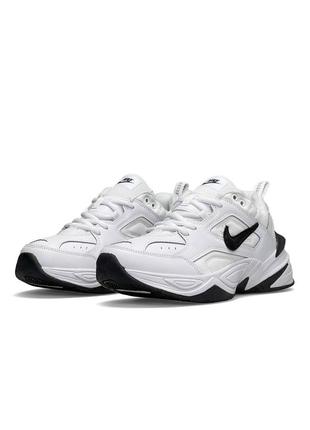 Nike m2k tekno білі з чорним