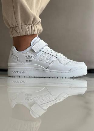 Демисезон adidas forum full white