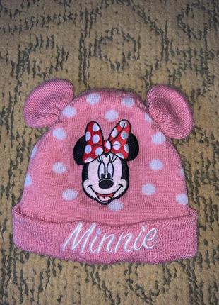 Шапка disney minnie mouse 6-12 мес