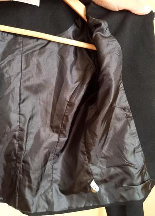 Пиджак черный в школу для девочки 9-10 лет 138 см3 фото